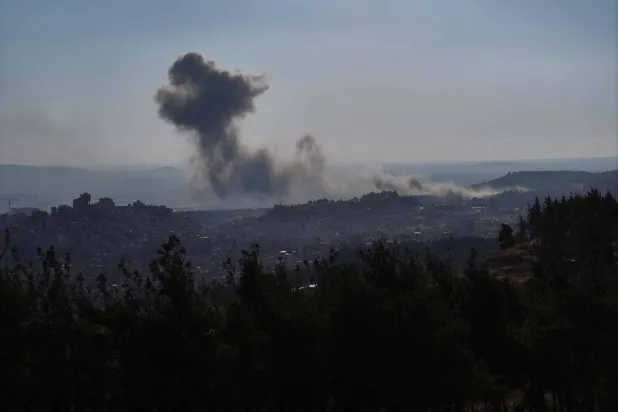 انفجارات قوية قرب حلب في شمال سوريا