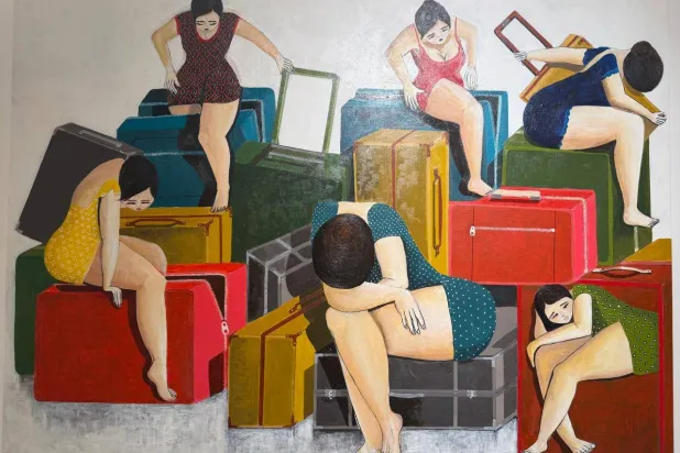 حنان حوحو ترسم ما تتركه السنوات في النساء