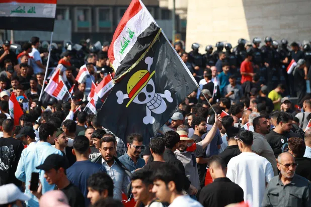 آلاف العراقيين يحيون الذكرى السابعة لـ«مظاهرات تشرين»